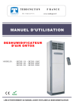 MANUEL D`UTILISATION