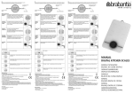 MANuAL DIGITAL KITCHEN SCALES