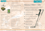 Détecteur VMXC1-1 UXO