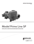 Model Prime Line SP - Depco Pump Company