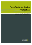 Flexo Tools for Adobe Photoshop Manuel d`utilisation - Support
