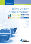 Utilisez vos bons d`achat Fisherbrand