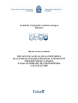 rapport d`enquête aéronautique a06c0113 perte d`espacement