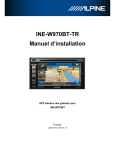 INE-W970BT-TR Manuel d`installation