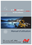 Manuel d`utilisation - Detecteur de Metaux