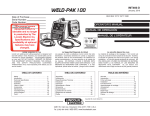 WELD-PAK 100 - Lincoln Electric