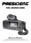 MC-8050DSC FR - Groupe President Electronics