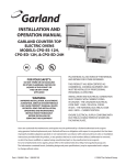 INSTALLATION AND OPERATION MANUAL - Garland