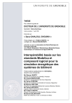 Interopérabilité basée sur les standards Modelica et