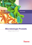Microbiology Product Catalog, Europe (FR)