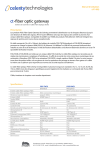 •fiber optic gateway