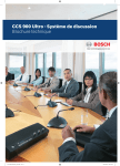 CCS 900 Ultro - Système de discussion Brochure technique