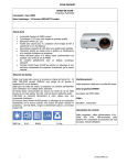 FICHE PRODUIT EPSON EB-410W Projecteur Multimédia