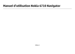 Manuel d`utilisation Nokia 6710 Navigator