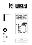 aspirateurs industriels types b/c192-c193