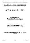 Station Méteo