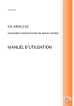 MANUEL D`UTILISATION