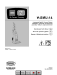 V-SMU-14 Operator & Parts Manual 9007872 Rev00 (04-10)