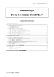 Partie K : Module FONDPROF