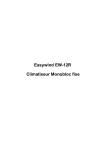 Climatiseur Monobloc fixe Easywind EW-12R