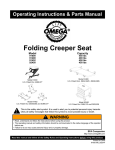 Folding Creeper Seat - Shinn Fu America Homepage