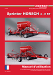 Sprinter HORSCH 4 - 6 ST