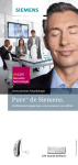 Pure™ de Siemens. - Annuaire d`audition