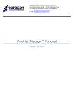 Partition Manager™ Personal -