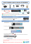 Guide d`installation rapide décodeur SILIGENCE - Particuliers