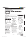 Dayton® Fire Dampers Round