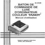 baton de commande de luxe d`ordinateur * couleur tandy