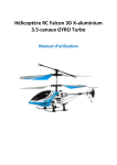 Hélicoptère RC Falcon 3D X-aluminium 3.5