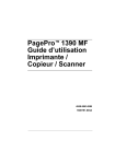 PagePro 1390 MF Guide d`utilisation Imprimante