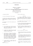 Décision de la Commission du 7 novembre 2013 établissant les