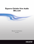 Équerre Christie Vive Audio BKL-LA4