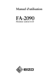 FA-2090 Manuel d`utilisation