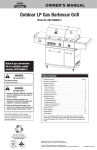Outdoor LP Gas Barbecue Grill Model No. GBC1069WB-C