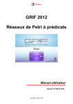 GRIF 2012 Réseaux de Petri à prédicats - GRIF