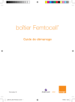 boîtier Femtocell* - Assistance Orange