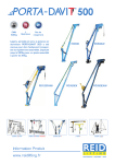 Porta-Davit500-Information Produits F