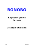 Manuel utilisateur logiciel Bonobo