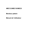 iMEC12/iMEC10/iMEC8 Moniteur patient Manuel