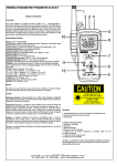 THERMO-HYGROMETRE PYROMETRE ST-616CT