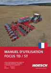 MANUEL D`UTILISATION FOCUS TD / ST