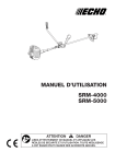 MANUEL D`UTILISATION SRM-4000 SRM-5000