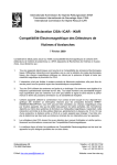 Déclaration CISA- ICAR - IKAR Compatibilité Electromagnétique