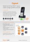 Votre terminal DECT pour votre usage professionnel