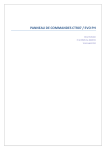 PANNEAU DE COMMANDES CTR07 / EVO PH
