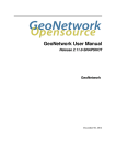 GeoNetwork User Manual Release 2.11.0-SNAPSHOT