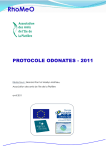 Protocole Odonates 2011 (RhoMeo)